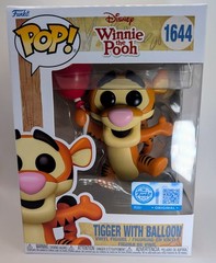 Funko Pop Tigger With Balloon 1644 Disney Exclusive Vinyl Figure + Protector