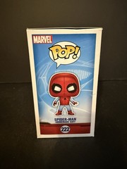 FUNKO POP ! SPIDER-MAN HOMEMADE SUIT 222 HOME COMING DAMAGED BOX R01