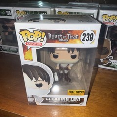 FUNKO POP ! CLEANING LEVI 239 HOT TOPIC EXCLUSIVE POP ANIMATION W01