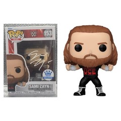 🔥Funko Pop! WWE: SAMI ZAYN #153 AUTOGRAPHED FUNKO EXC VAULTED PROTECTOR🔥