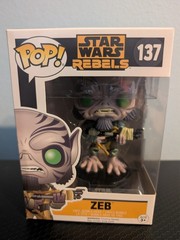 Funko Pop! Star Wars Rebels Zeb Orrelios #137 w/ Protector
