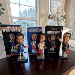 Jalen Brunson NBA Bobblehead Figures Set of 3 Door Dash Exclusive w/ Boxes