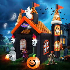 12FT Halloween Inflatable Archway, Large Haunted House Inflatables