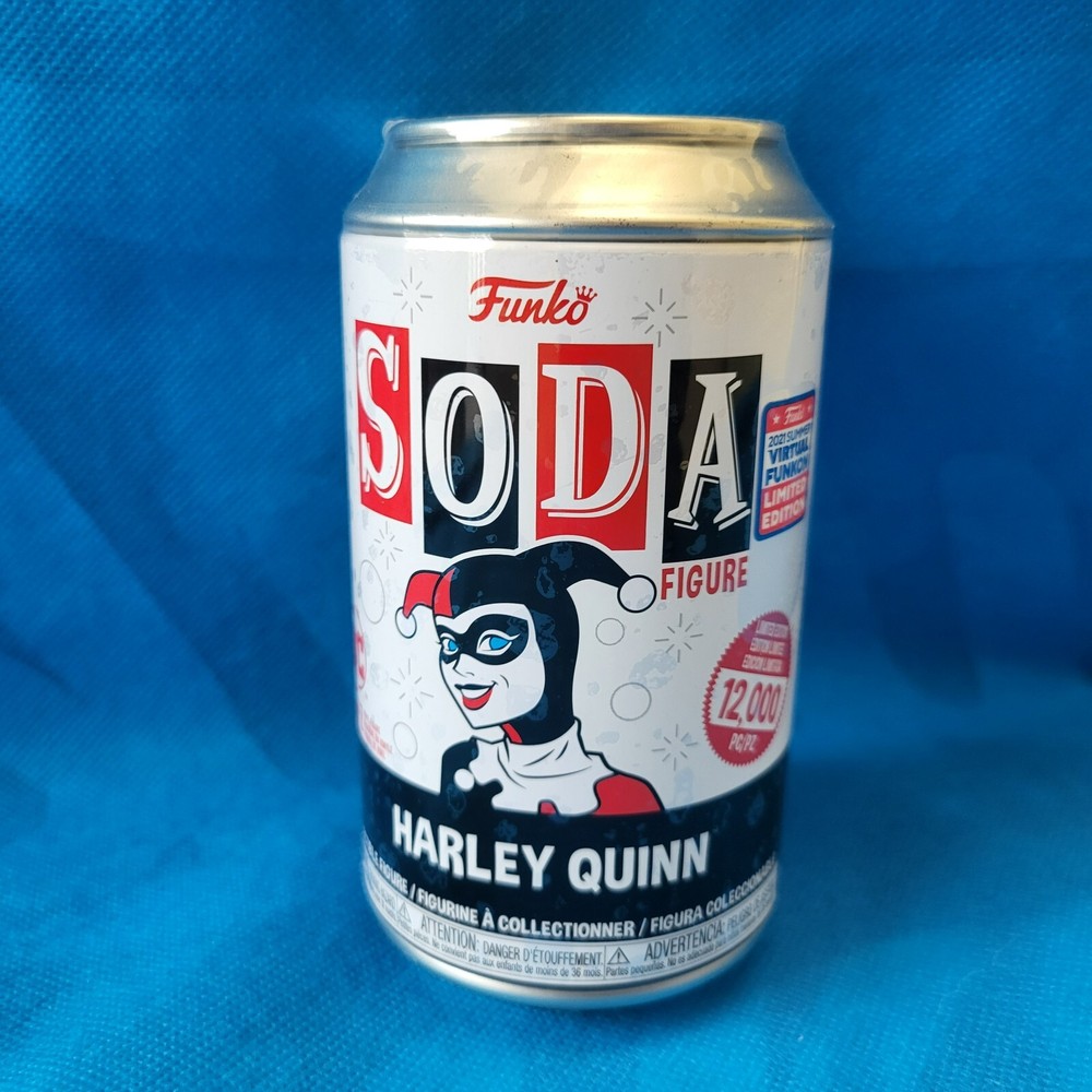 SDCC FUNKON 2021 OFFICIAL FUNKO SODA DC HARLEY QUINN *SEALED* CHANCE FOR CHASE!
