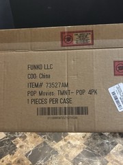 Funko Pop! Teenage Mutant Ninja Turtles Mutant Mayhem 4 Pack Amazon Ex Glows