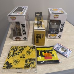 Funko Pop! Funko Fundays Brian Mariotti Mike Becker Torchy Podium and Kit