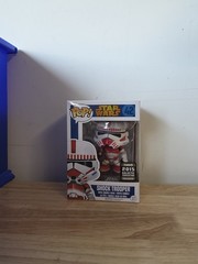 Funko Pop Star Wars Shock Trooper #42 2015 Galactic Convention Exclusive W/CASE