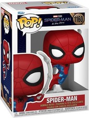 Funko Pop Spider-Man No Way Home: Spiderman (Final Suit) Figure w/ Protector