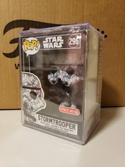 Funko Pop Star Wars #296 Stormtrooper Futura HARD PROTECTOR Target Exclusive NEW