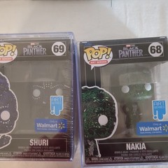 Pop Art Series Marvel Black Panther Set Of 2 NIB