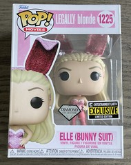 Funko Pop! Legally Blonde Elle Woods Bunny Diamond Glitter #1225 EE Exclusive