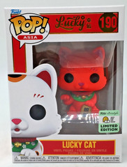 Funko Pop! Lucky Cat RED #190 2023 Pop Toy Show Asia With Pop Protector