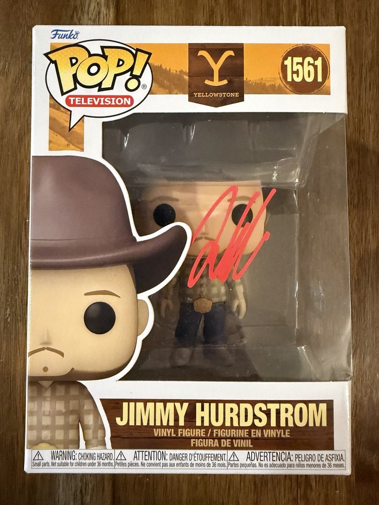 Jefferson White ‘Yellowstone’ Signed Funko Pop ‘Jimmy’ Beckett Autograph