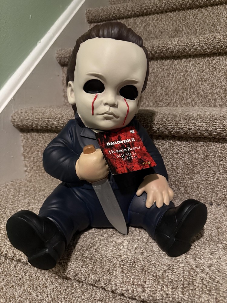 Spirit Halloween Horror Babies Michael Myers Figure Halloween II Doll Prop Decor