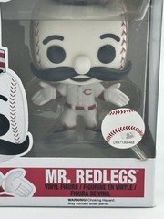 Funko Pop MLB Mr. Redlegs #03 Cincinnati Reds White Uniform Vaulted “ RARE “