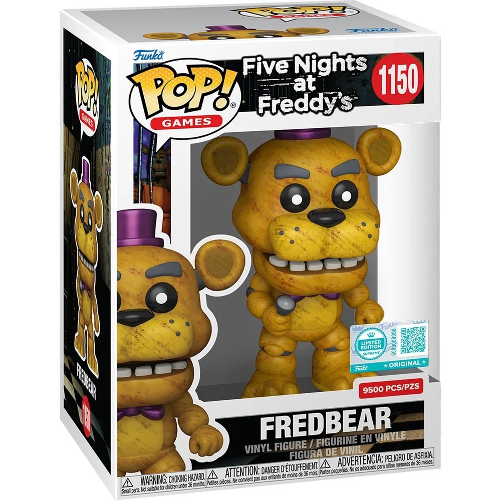 Funko Pop Five Nights at Freddy’s Fredbear #1150 EE Exclusive LE 9500 In Hand