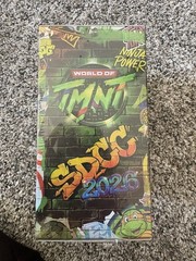 2026 SDCC Exclusive TMNT World of Mutants Platinum Shell Mystery Metallic Turtle