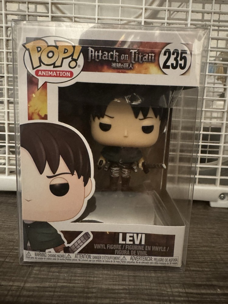 Funko Pop Levi #235 Attack on Titan Vinyl Figure w/ Hard Stack Protector