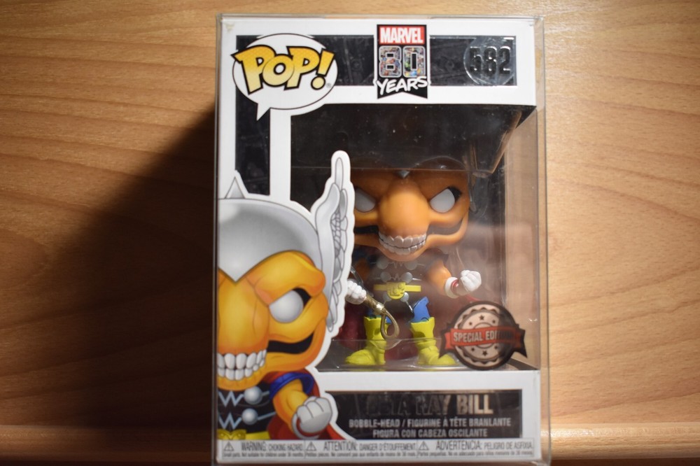 Funko Pop Marvel 80 Years #582 Beta Ray Bill Special Edition Sicker
