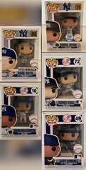 Funko Pop! New York Yankees Lot of 5 Jeter Ruth Stanton Cole Sanchez NIB