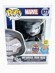 Funko Pop Infamous Iron Man Doctor Doom Glow LE 30,000 w/ Protector #677
