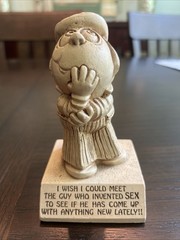 PAULA 1972 I WISH I COULD MEET THE GUY WHO INVENTED SEX…….VINTAGE FIGURINE
