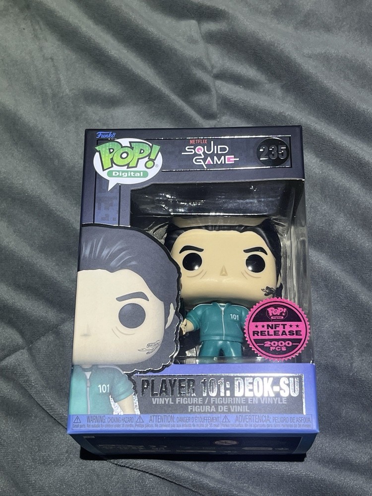 Squid Game Funko Pop Digital Deok-Su Player 101 #235 LE 2000 physical Exclusive