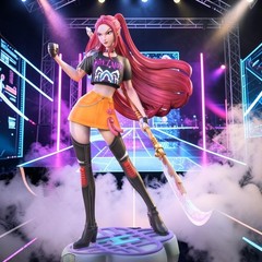 Fanart figure Mira airbrush painted 9.8 inch Adult 17+