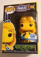 Funko Pop Disney Alice in Wonderland #1058 Alice Black Light, Funko Shop Excl.