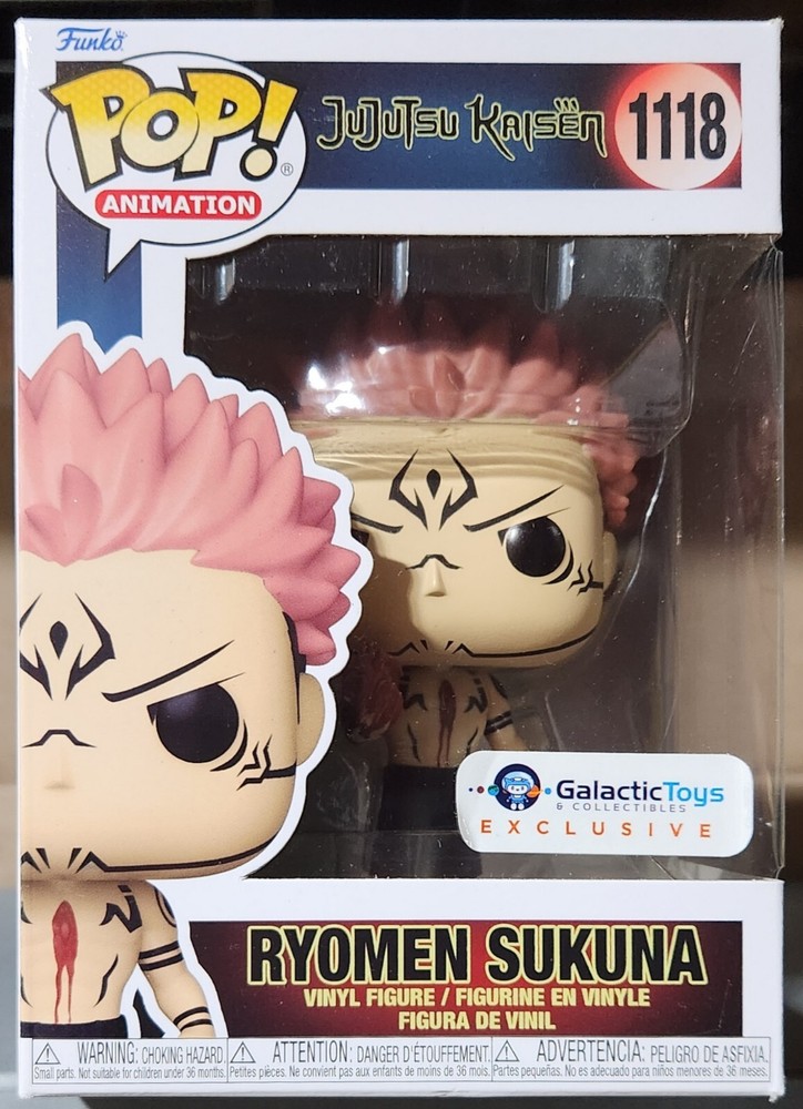 Funko Pop! Jujutsu Kaisen – Ryomen Sukuna 1118 Galactic Toys Exclusive ~ New