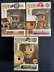 Australia Lot – Funko Pop! : Steve Irwin (Chase) #921 – Bushfire Hero – Ozzy #04
