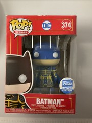 Lot Of 3 Funko Pop! DC Comics Batman #374, Joker #375, Harley #376 Box Bit Damag