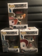 NIB Funko POP Set! Disney Alice in Wonderland #RARE (VAULTED) #177 #178 #179