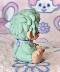 Monchhichi x Rokimoto Sakura Series 3″ Vinyl Figure- Mint Green Boy NEW/Open