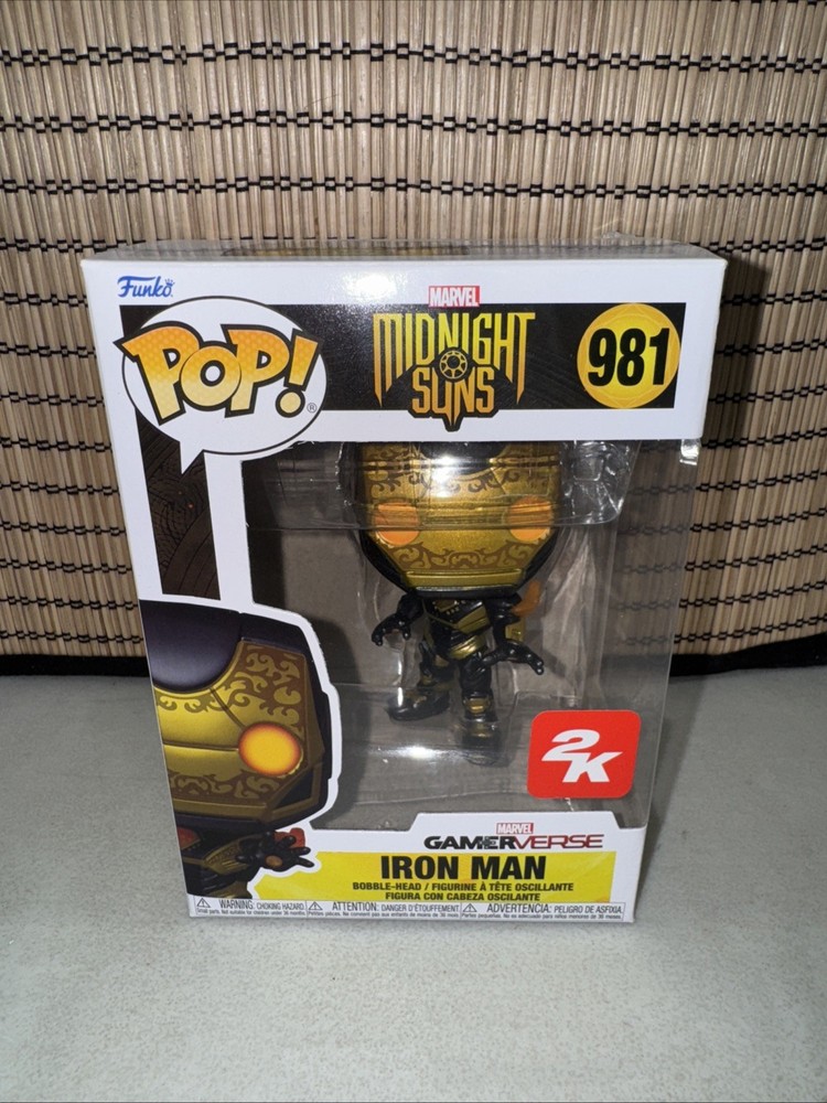 Funko Pop! Midnight Suns Iron Man #981 Gamer verse Vinyl Figure