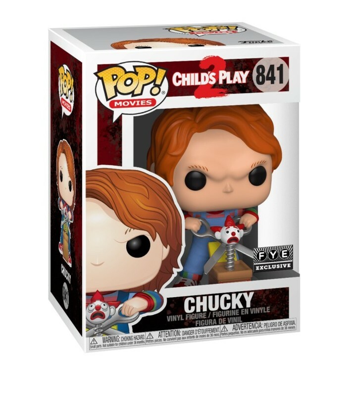 Funko Pop Movies: Child’s Play 2 Chucky #841 FYE Exclusive + Protector