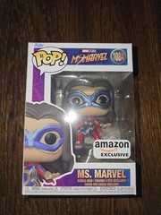 Funko Pop! Marvel: Ms. Marvel-Ms. Marvel Vinyl Figure (Amazon Exclusive)