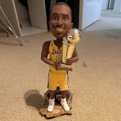 Kobe Bryant #8 Los Angeles Lakers 2002 NBA Champions Trophy Bobblehead