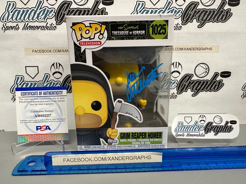DAN CASTELLANETA GRIM REAPER HOMER SIMPSON SIGNED AUTOGRAPHED FUNKO POP-PSA COA