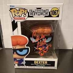 ✍️ Funko POP! Animation Dexters Laboratory Dexter #1067 Signed by Candi Milo JSA