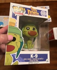 Funko Pop! Duck Dodgers 127 GITD, 142 & Chase, 143 Marvin, 144 K-9 & 207 MJ Frog