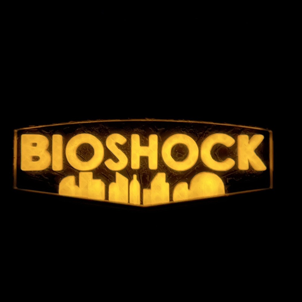 3D Printed BIOSHOCK GITD (V3) – Fan Sign for your Funko Pops & Collectibles