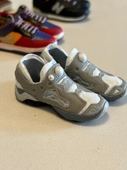 30 Pairs of MINIATURE Sneakers for Action Figures Nike Dunk, Reebok Pump Fury