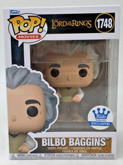 Funko Pop! Lord of the Rings Bilbo Baggins Funko Shop EX #1748 W/Protector
