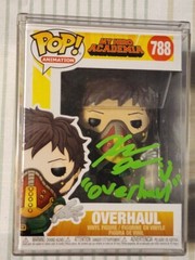 Funko Pop 788 My Hero Academia Overhaul Signed by Kellen Goff JSA COA