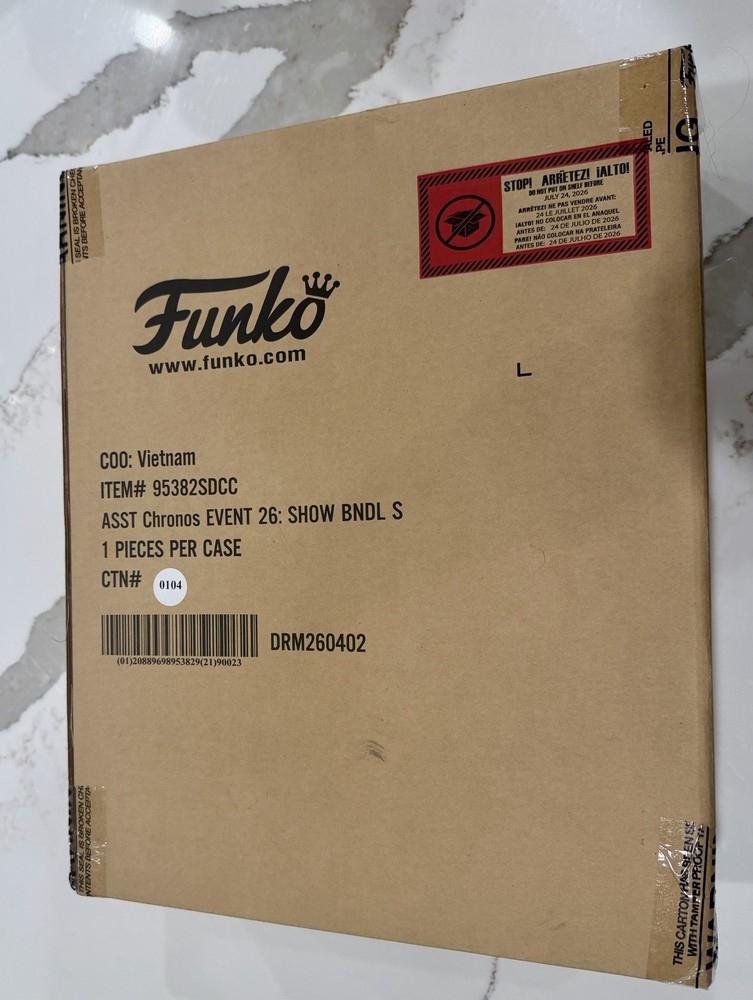 Funko Fundays 2026 SDCC Quest For The Grail Sealed Box of Fun Show Ed Bundle S