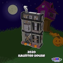 Webkinz Retired Haunted House Big City Halloween Building Creepy Scary Spooky