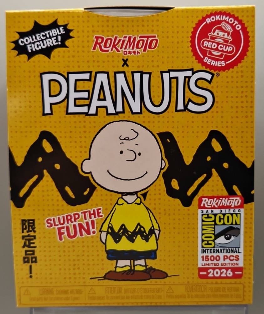 SDCC 2026 ROKIMOTO PEANUTS RED CUP SERIES SEALED BLIND BOX LE 1500 PCS