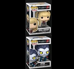 Funko Pop! Death Note Misa Amane #2380 & Ryuk #2382 ON HAND + Protectors