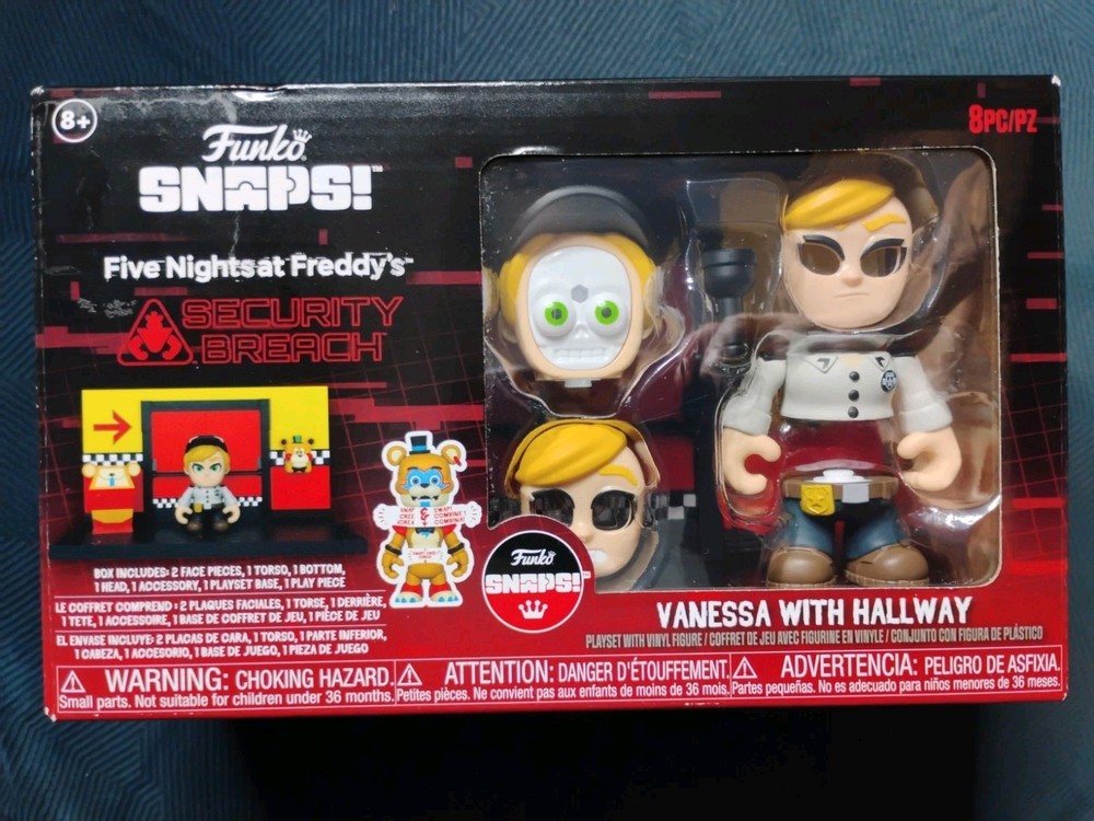 FIVE NIGHTS AT FREDDY’S FUNKO SNAPS! VANESSA WITH HALLWAY PLAYSET – Sealed!